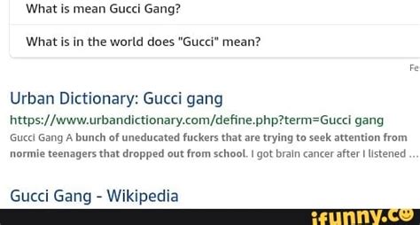 what does we gucci mean|urban dictionary for gucci.